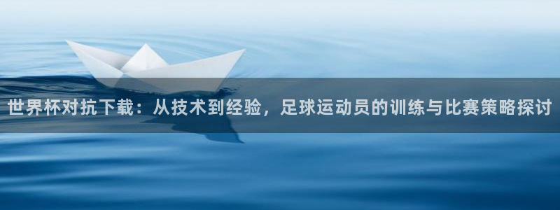 世界杯16强赛程表：世界杯对抗下载：从技术到经验，足球运动员的训练与比赛策略探讨